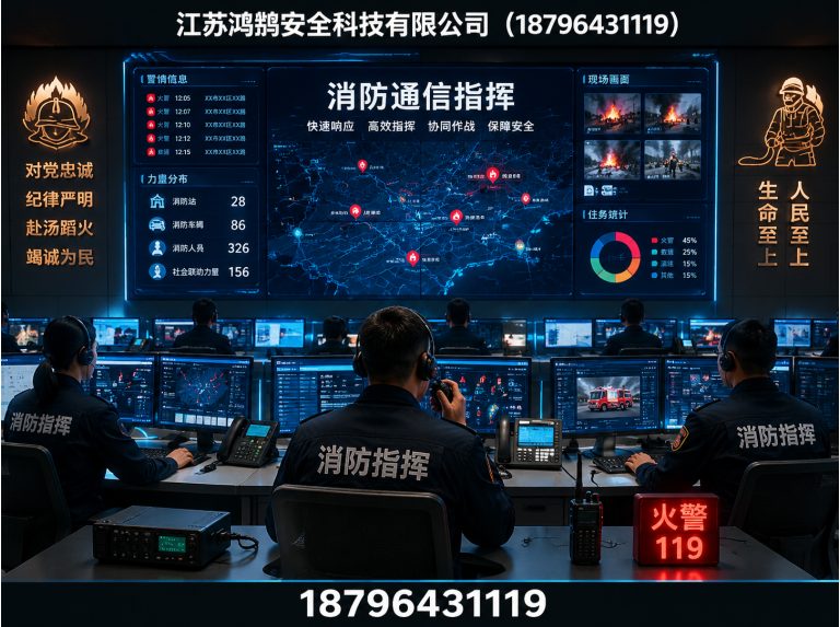 承德消防通信指挥展示图